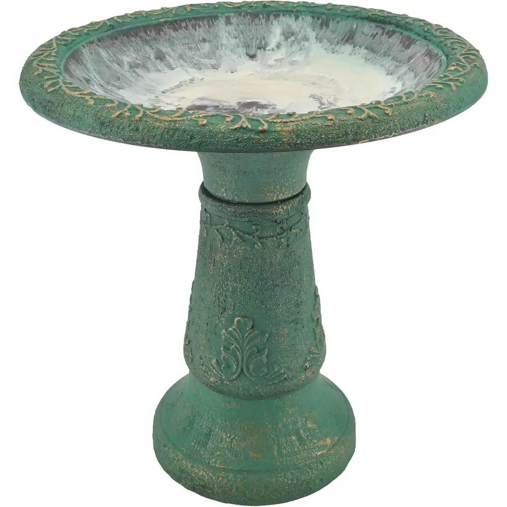

Декоративная чаша для птиц Arcadia Garden Products BB04 из иберклава, уличная, винтажная, устойчивая к погодным условиям, для сада или двора