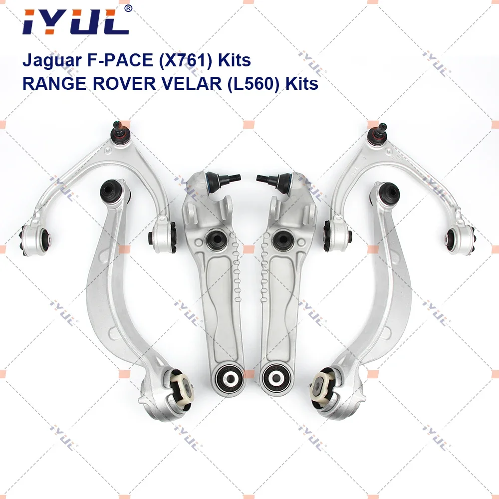 

Комплекты передних верхних нижних рычагов подвески для Jaguar F-PACE X761 Land Rover RANGE ROVER VELAR L560 T4A1079 T4A1012