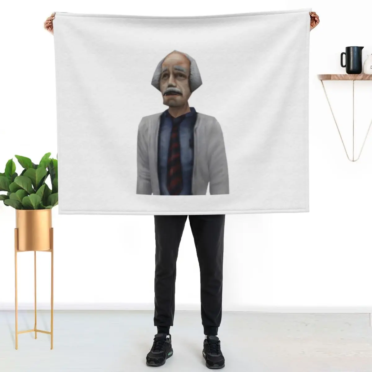 Half-Life Scientist 02 (Doctor Coomer) Throw Blanket Loose For Baby for babies Flannel Beach halloween Blankets