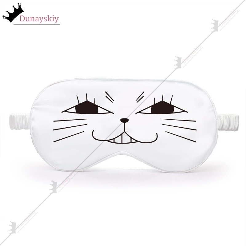 Аниме DAN DA DAN костюмы для косплея 20,5 см Lucky Cat Eye Patch Eyeshade унисекс Kawaii маска для сна для глаз Travel Relax Cover Patch