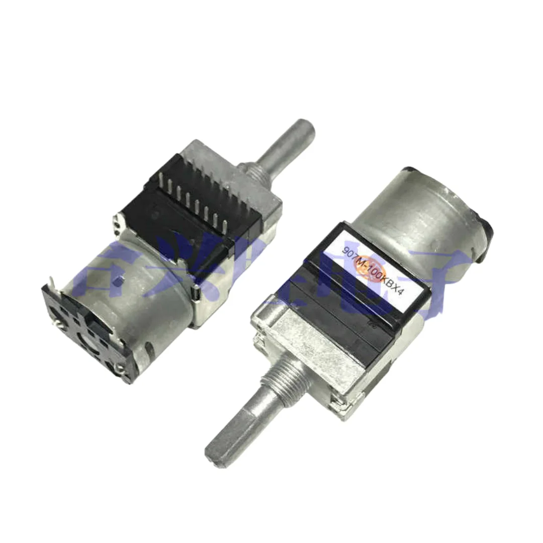 2pcs/Japan RK168 Type 4 B100K Anqiao Maha Power Amplifier Volume Motor Potentiometer 100KBX4