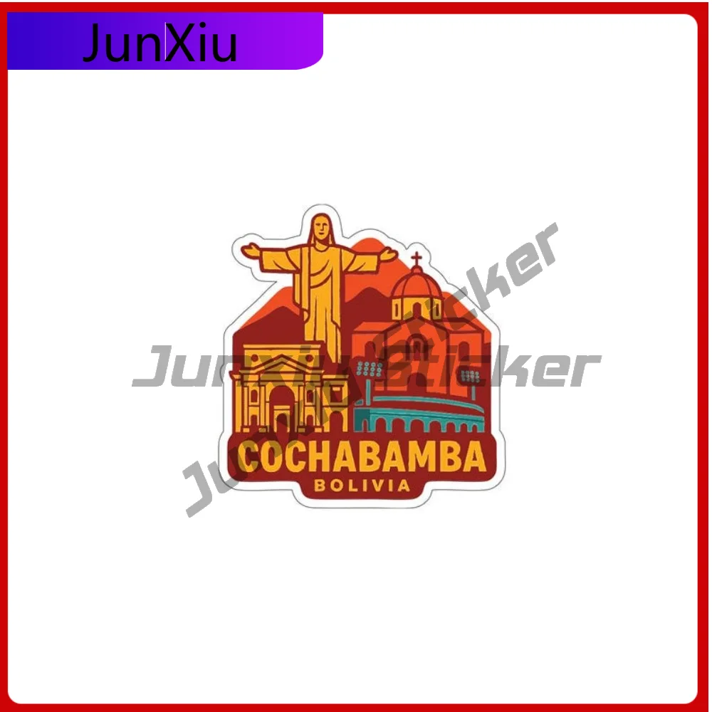 

Cochabamba Bolivia Waterproof Sticker Vinyl Decal Exterior Accessories New Driver Stickers Motorcycle Laptop Speedboat Rear Wind