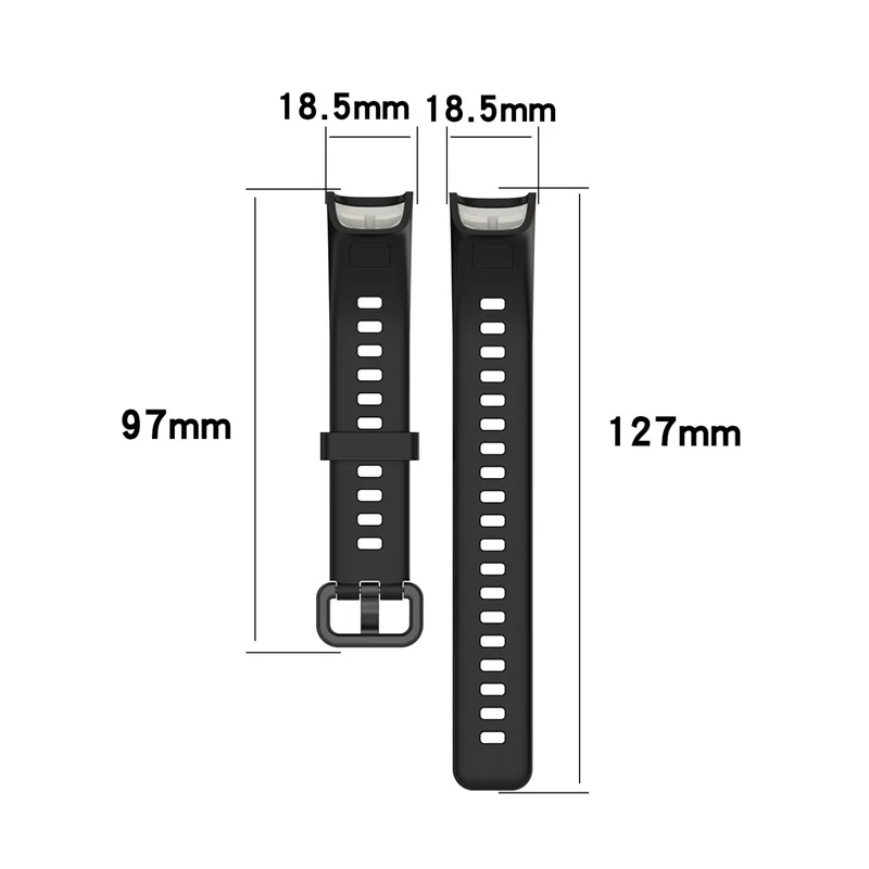 Replacement Watch Band for HUAWEI Band 4 Honor Band 5i Smart Watch Soft Sports Silicone StrapAccessories