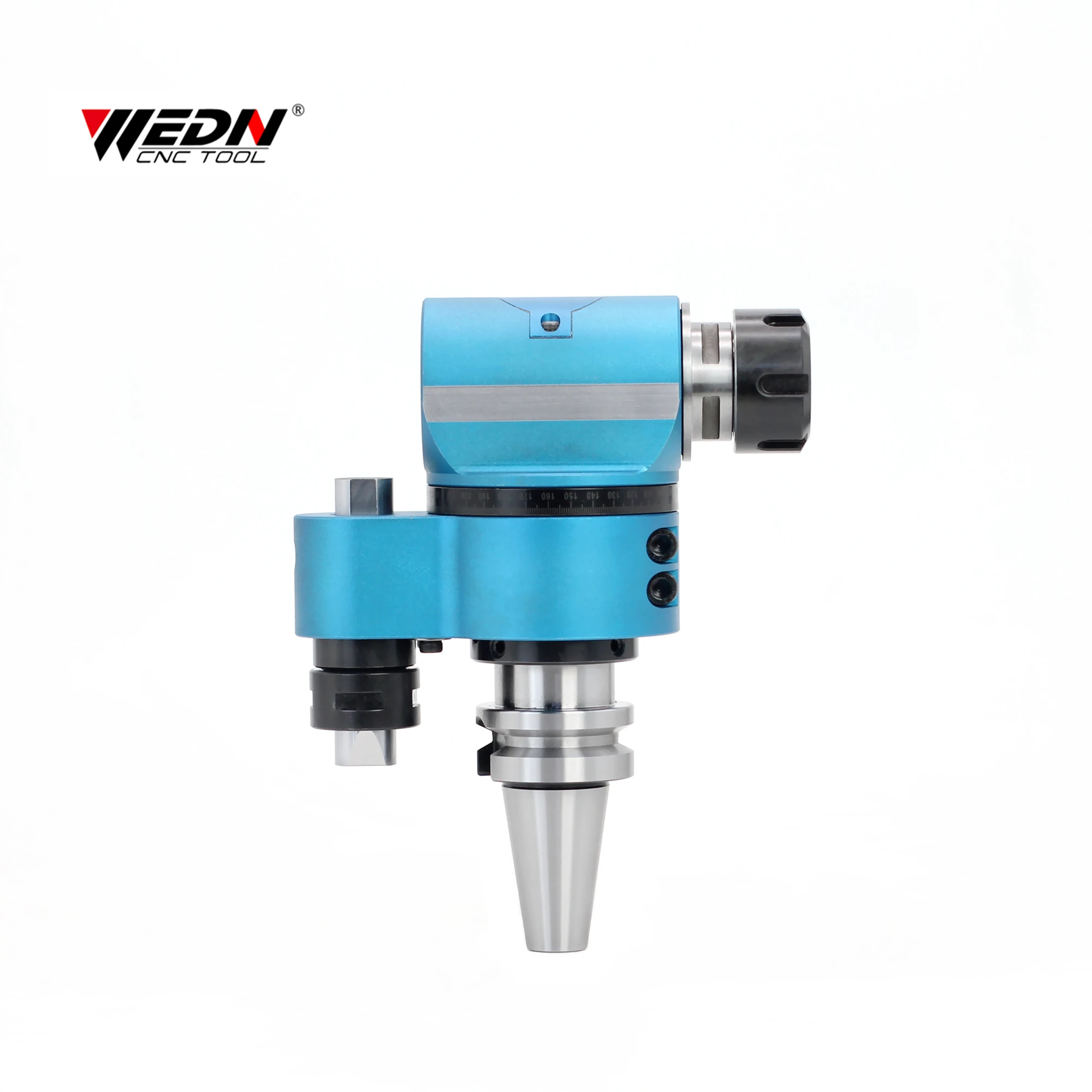 WEDN 90 Degree Right Angle Side Milling Head BT30 Input ER25 Output CNC Angle Head
