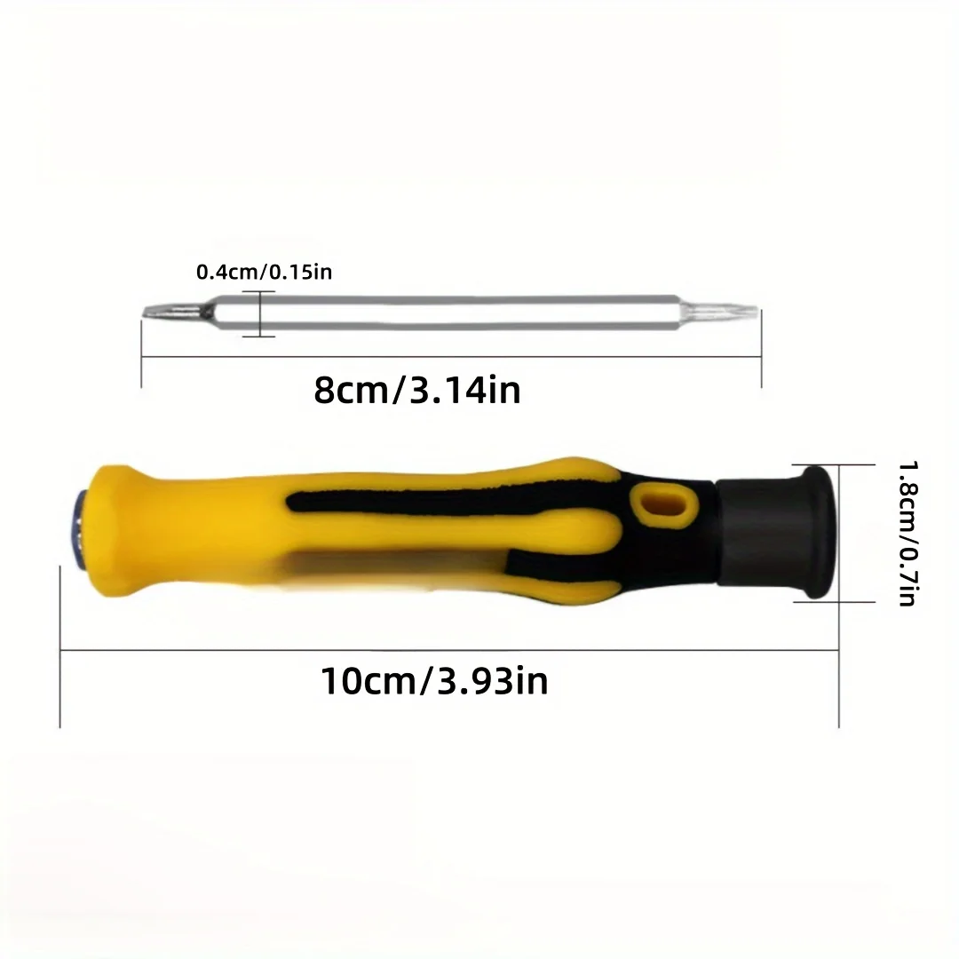 12 In 1 Magnetic Screwdriver Set Cross Flat Shaped Screwdriver Head Multifunctional Precision Handheld Maintenance Tool image 4