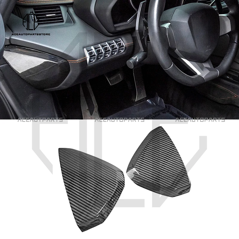 

Suitable For Lamborghini Aventador Lp700 Lp750 Svj Dry Carbon Fiber Interior Dashboard Side Cover Side Decorative Cover