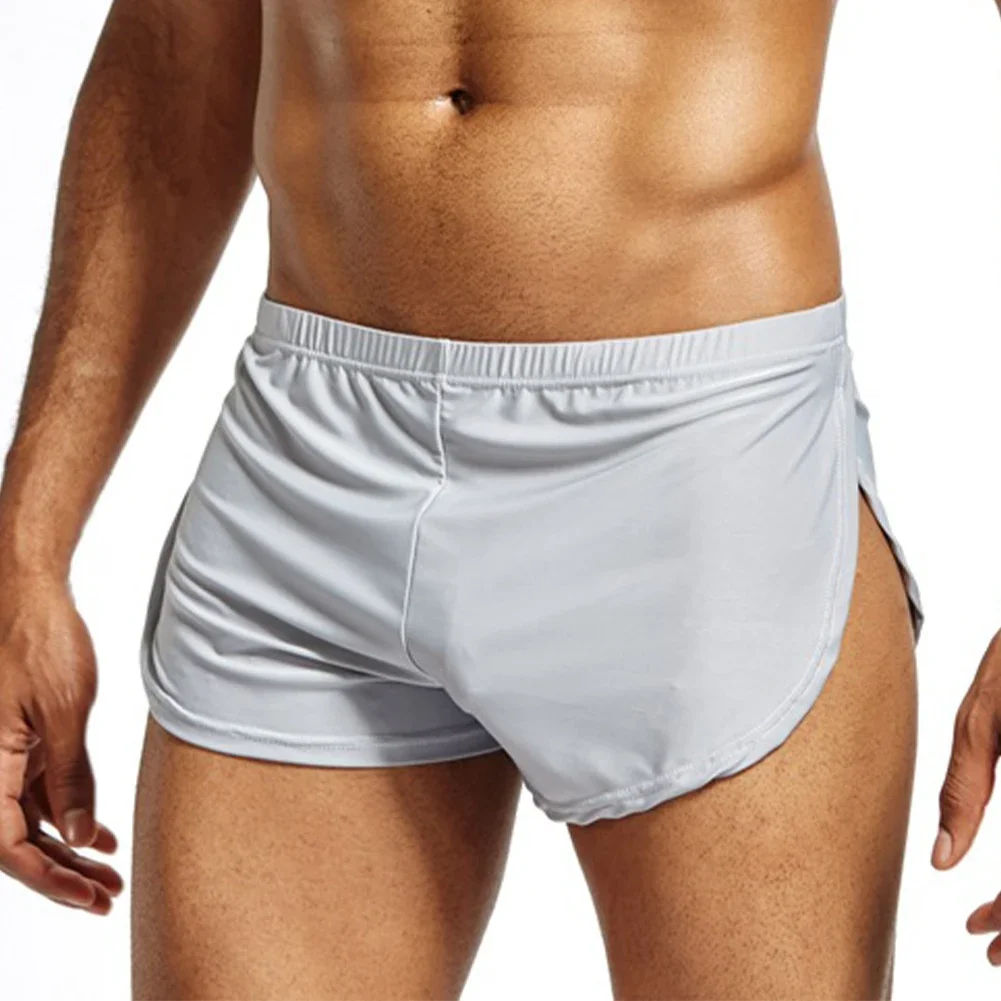 

Low Waist Underwear Ice Silk Underwear For Night All Seasons Breathable High Stretch Regular Length Sexy Style