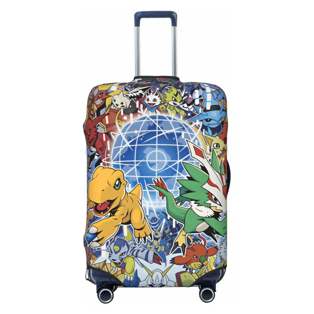 Digimon Suitcase Cover Travel Protection Holiday Practical Luggage Case