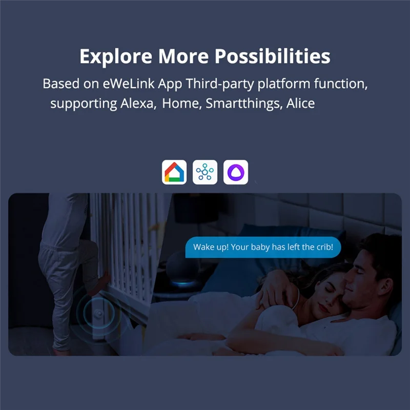 AB42-Zigbee Sensore di movimento Sensore di presenza umana Allarme di rilevamento a infrarossi Smart Home per Alexa Google Home Smartthings Alice