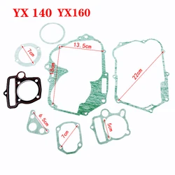 Motorcycle YX140 YX160 Non-asbests YINXIANG Gasket Engine Head Gasket Complete Set for Motor Trail Quad Dirt Pit Bike ATV Buggy