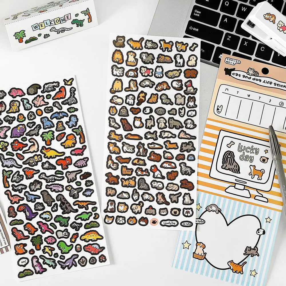 Super Cute Animals Stickers for DIY Albums Diary Decoration Cartoon Scrapbooking Kawaii School Office Stationery Sticker