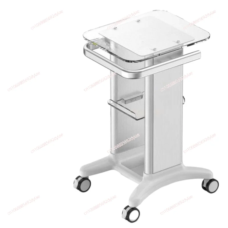 Beauty Equipment Cart Acrylic Small Bubble Shelf Base Dental Clinic B Ultrasound Medical Beauty Cart Enlarge