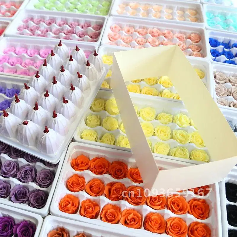 

21Pcs/Box B Grade Eternal Flowers Roses Moisturizing Wedding Party Cheap Valentine'S Day Day Diy Mother'S Box Decoration Gift