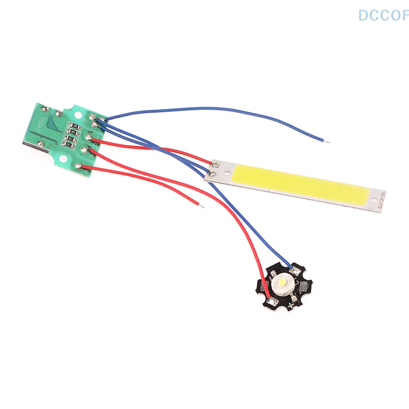 ダブルLED回路基板,デスクランプ,懐中電灯ドライバー,DIYアクセサリー,DC3.7V-5V