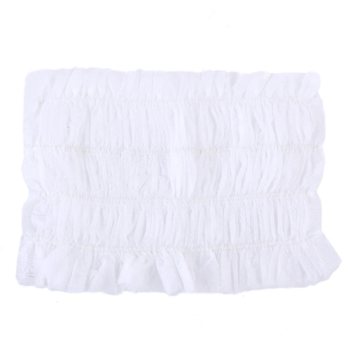 

200pcs Elastic Hairbands Non-Woven Disposable Wraps For Spa Salon Skin Care Facial Makeup Wide Stretchy Headbands Soft