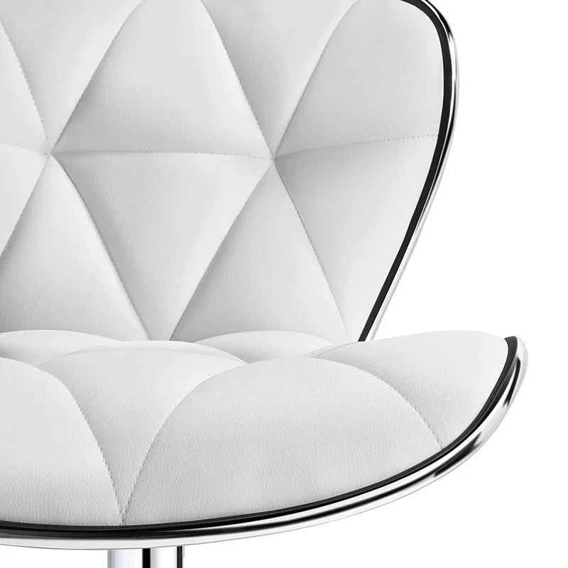 

Modern bar stool with adjustable backrest, rotating counter height, kitchen bar stool