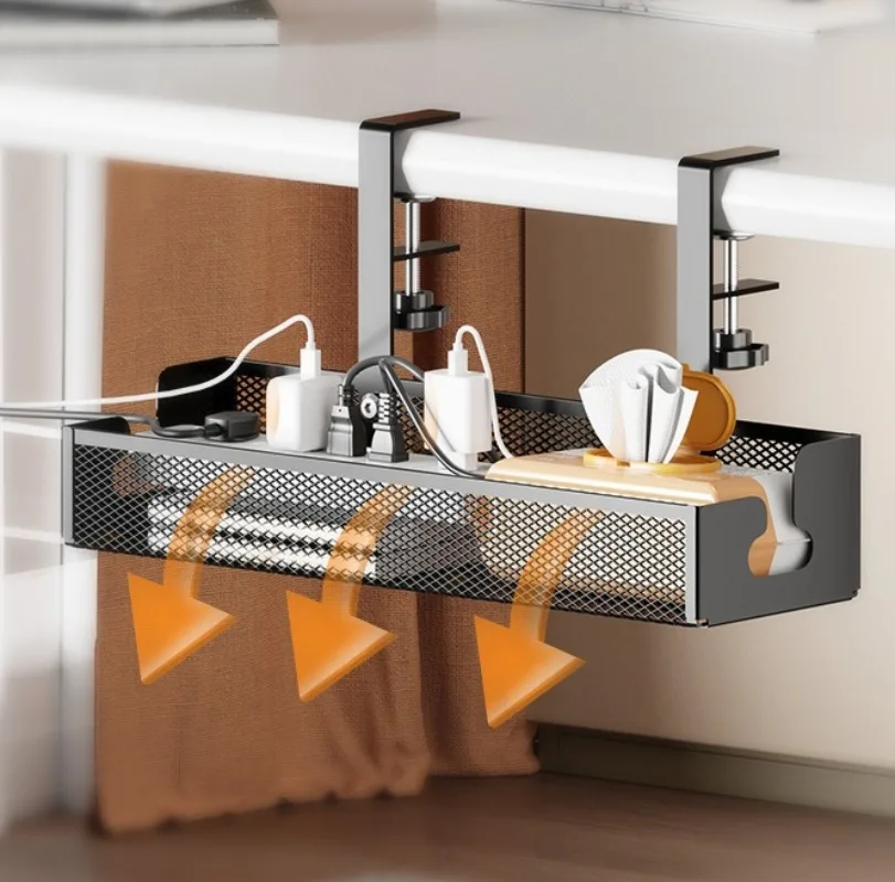 Under-table Cable Organizer No Need for Drilling Simple Wire Winding Device Household Socket Router Wire and Data Cable Fixator