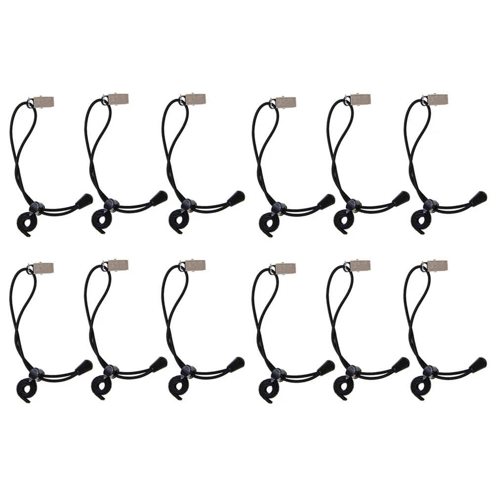 

12 pcs Background Cloth Clamps Photography Props Accessories Support Nylon Adjustable Elastic Clothes Clips Hanger