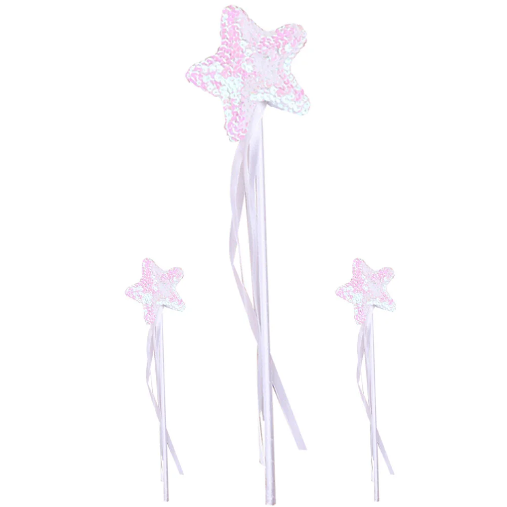 

3 Pcs Fairy Kids Toy Decoration Portable Angel Cosplay for Children Party Angle Sticks Photo