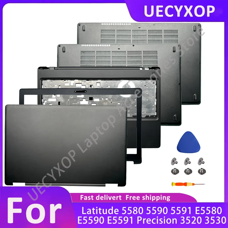 

LCD Back Cover Front Bezel Bottom Base for Latitude 5580 5590 5591 Precision 3520 3530 Laptop Part 0RV800