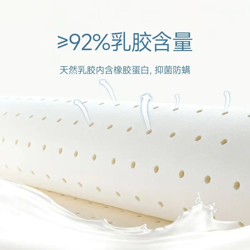 Ergonomic Cervical Pillow Latex Contour Neck Support Cushion for Pain Relief Orthopedic Sleeping Bed Home Use Adults Breathable