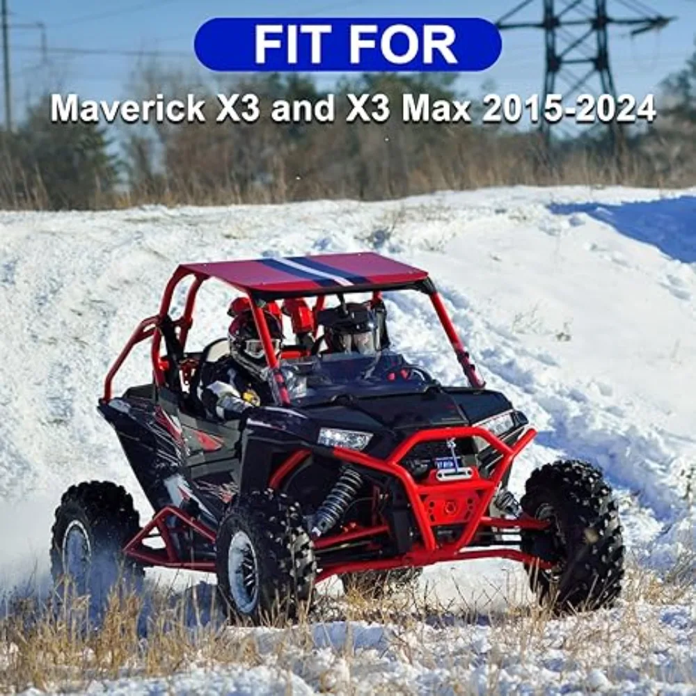 UTV X3 Window Net Upper Door Windows Net UTV Window Mesh for Can-am Maverick X3 2015-2024 Accessories