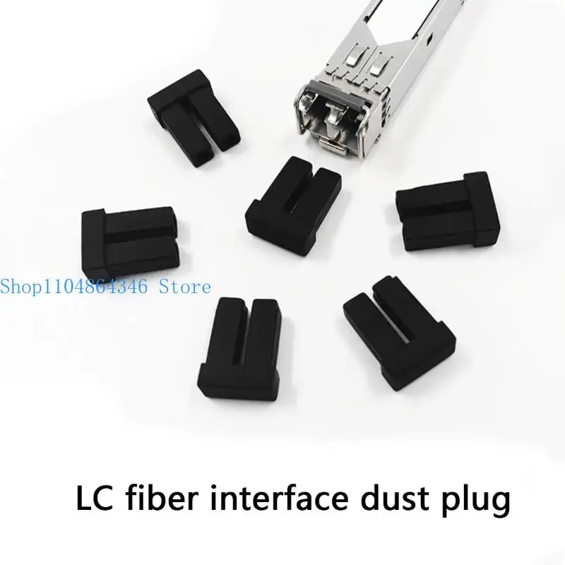 652F 10Pcs Fiber Opticals SFP Interfaces Dusts Protectors Dusts Caps Cage for Convenient Storage and Usage