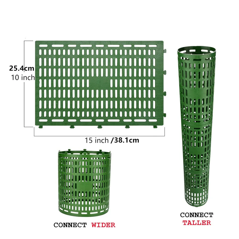 1/3PCS Tree Trunk Protectors Expandable Mesh Tree Bark Protector Flexible Plastic Plant Cover Guards Preventing Tree Trunk Net