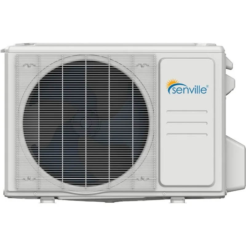 Senville LETO Series Mini Split Air Conditioner Heat Pump, 24000 BTU 208/230 V, Inverter, współpracuje z Alexa, SEER2 18, 2 ton