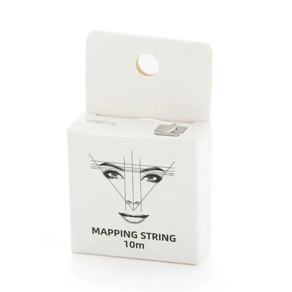 10m Mapping Eyebrow Marker Thread Microblading Pre-Inked Eyebrow Thread Eye Makeup Tools PMU String Eyebrow Drawing Tool