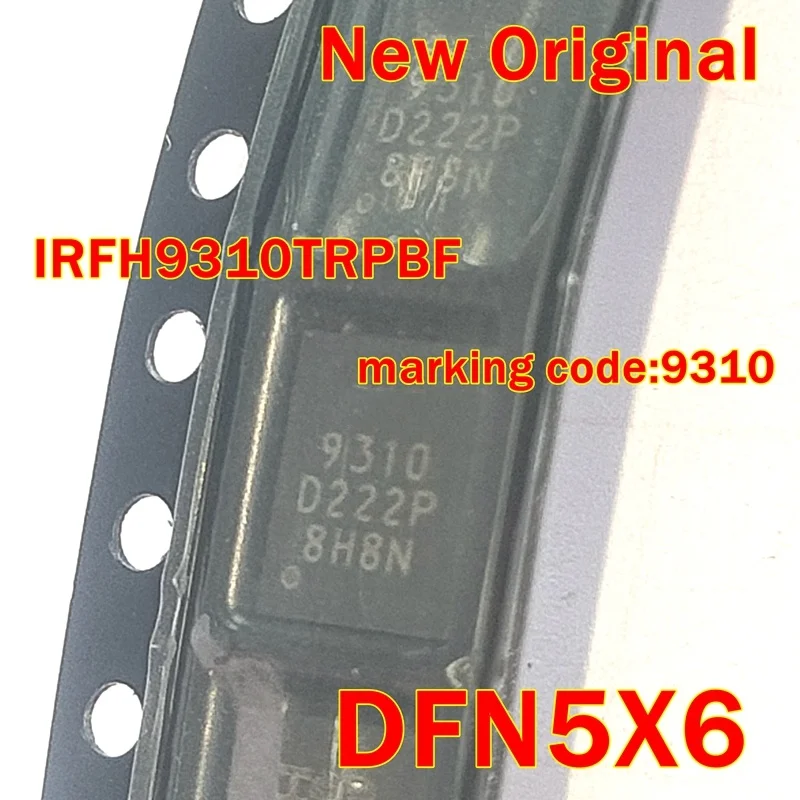 

1pcs to 100pcs IRFH9310TRPBF IRFH9310PBF IRFH9310 DFN5X6 New Original marking code:9310 P-Channel Enhancement Mode MOSFET