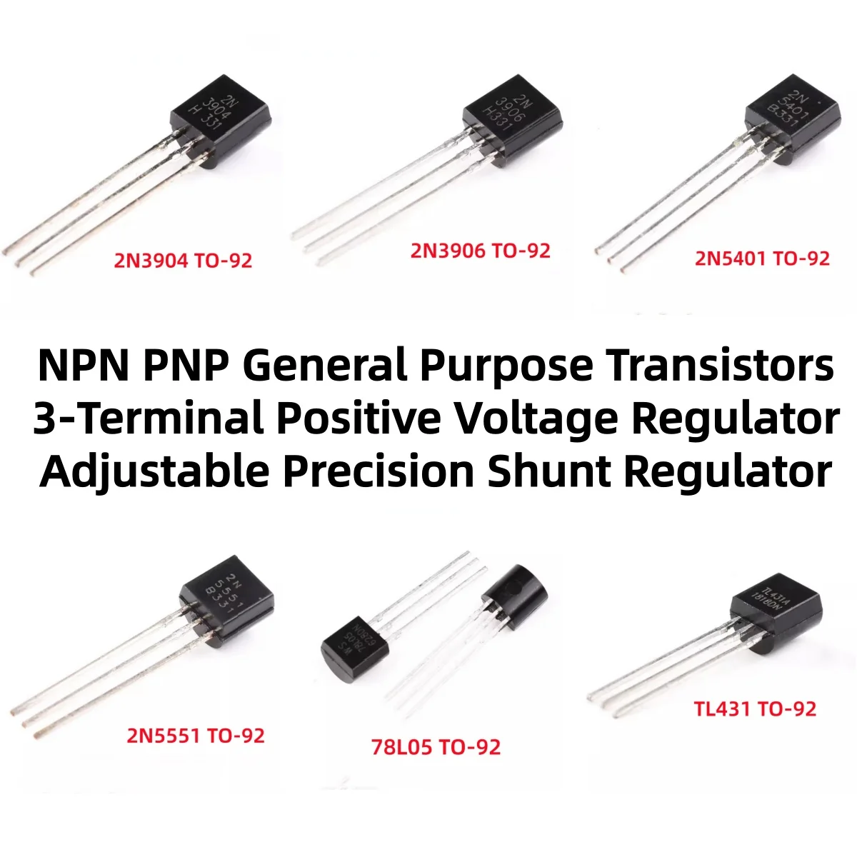 MMBT3904/1AM MMBT3906/2A MMBT5401/2L MMBT5551/G1 2N3904 2N3906 2N5401 2N5551 TL431 78L05 NPN PNP General Purpose Transistors