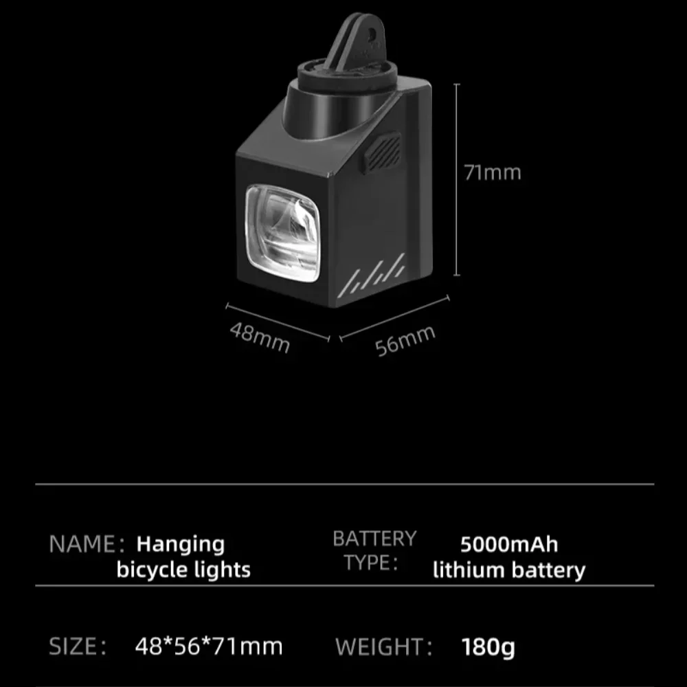 حامل المصباح الأمامي للدراجة لركوب الدراجات الليلية/دراجة الطريق اللاسلكية عن بعد ليلة ركوب الدراجات الخفيفة
