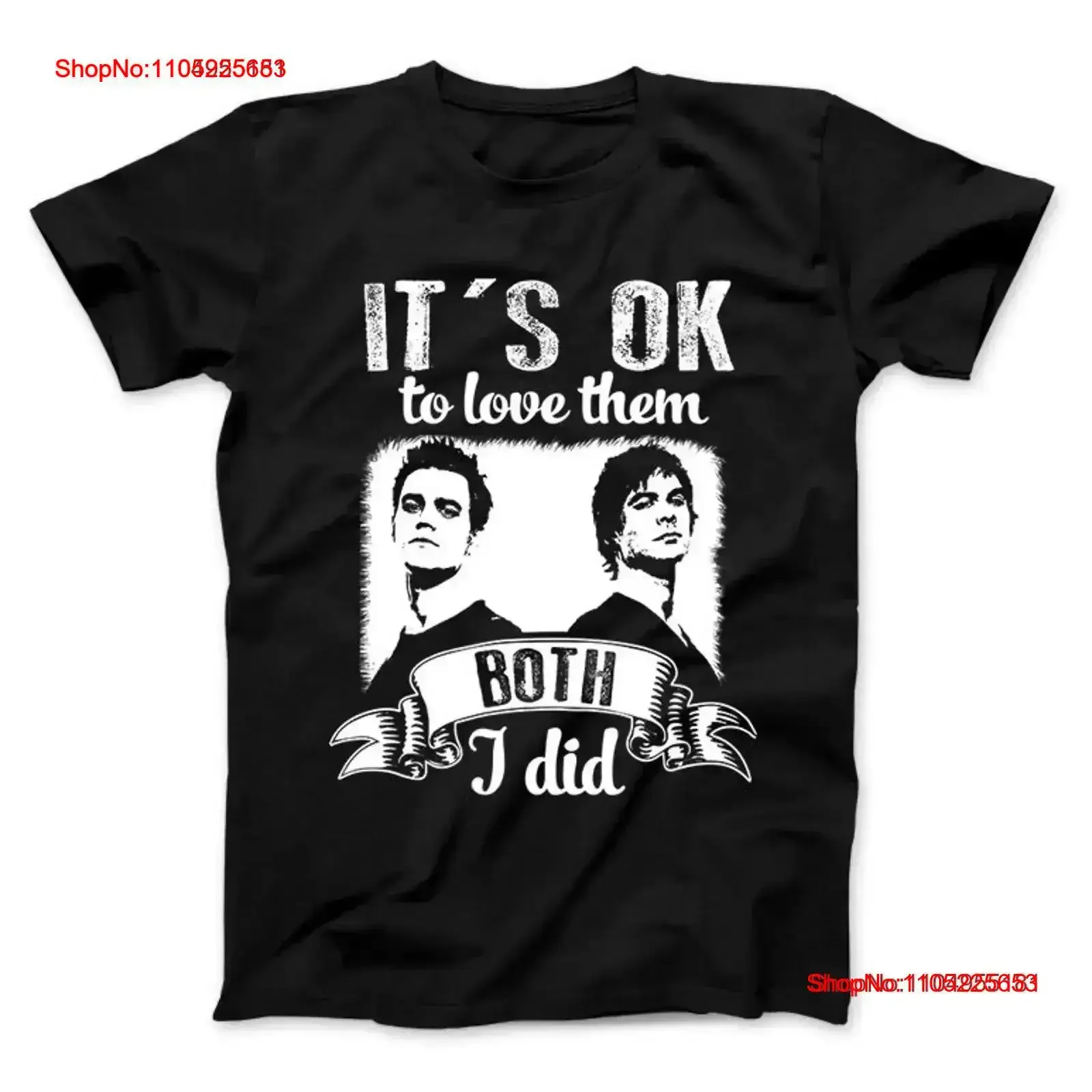 

It's Ok To Love Them Both I Did T Shirt Vampire Diaries Salvatore Brothers Damon Stefan vintage Washed streetwear Casual