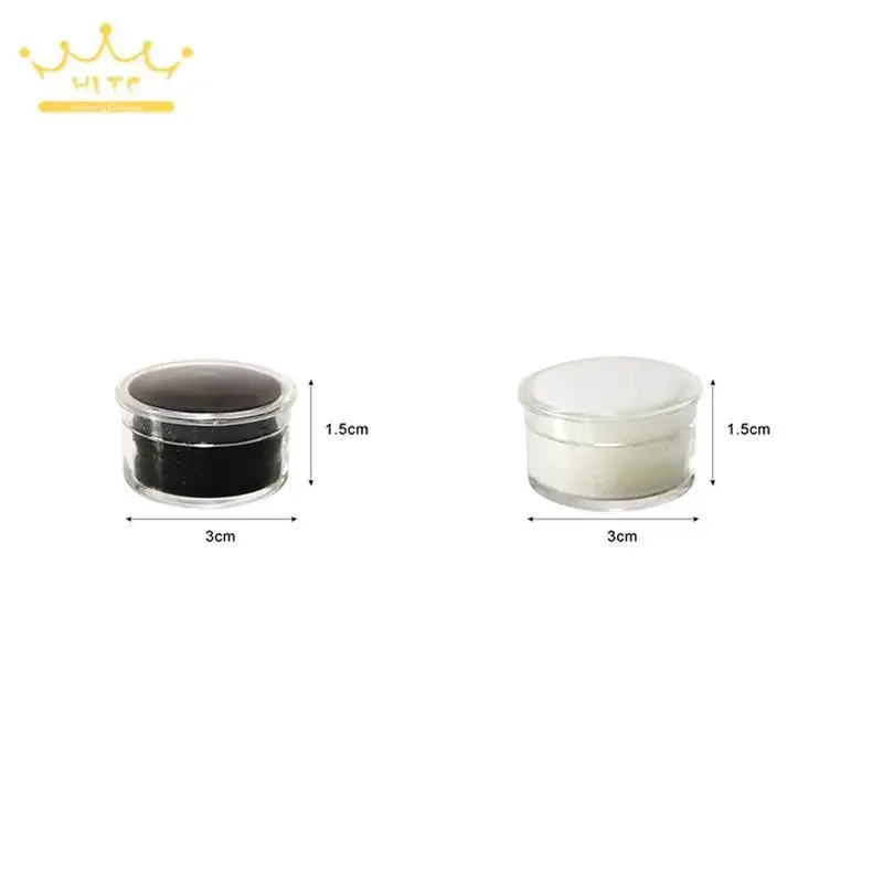 Jewelry Exhibitor Diamond Storage Tray with 35Pcs Small Diamond Boxes Detachable Pad Tray Gem Packaging Case