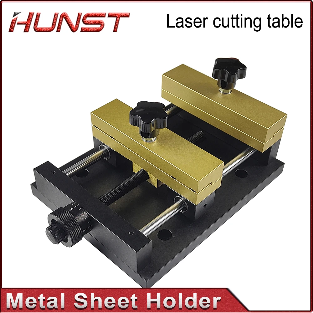 Imagem -06 - Hunst-metal Folha Titular Suporte Fixo Fixture For Fiber Laser Engraving Machine Card Cutting Attechment