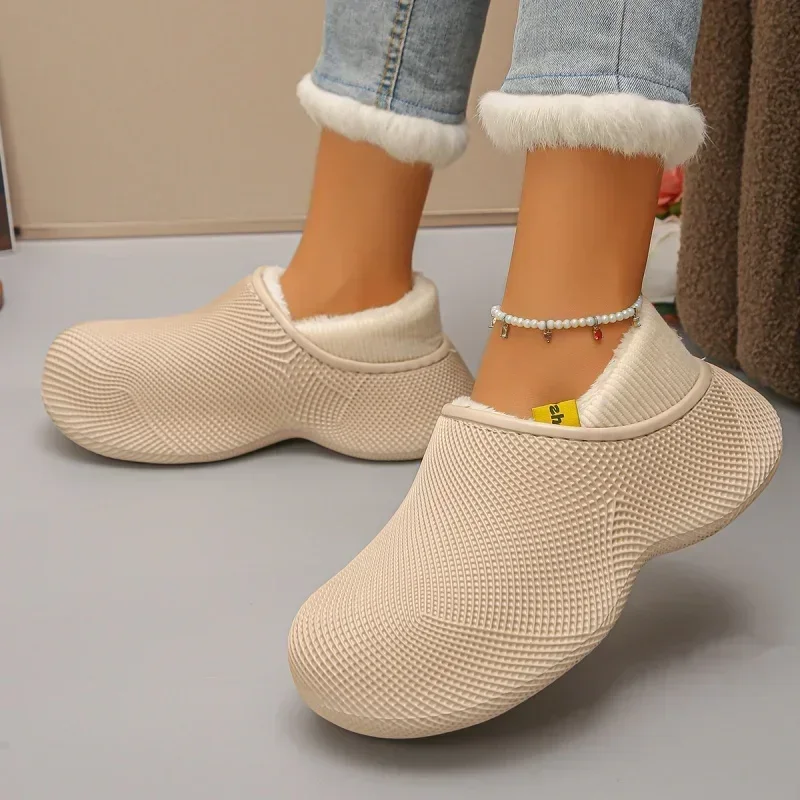 Winter New Round Toe Thick Sole Comfortable Casual Walking Boots Fashionable Hot Selling Sexy Warm Snow Boots for Women