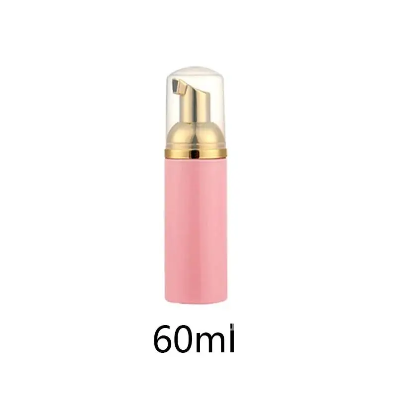 40pcs 60ML Eyelash Empty Soap Foam Bottle Remove Brush Nasal Mascara Storage Cleanser Blackhead Pink Bag