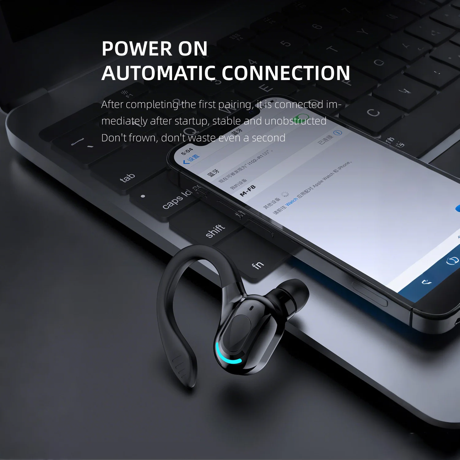 

50% OFF Choice For Sooyn Tws in-ear headphones Working time 10 hours F8 LZ-66 earphone bluetooth wireless right side ear