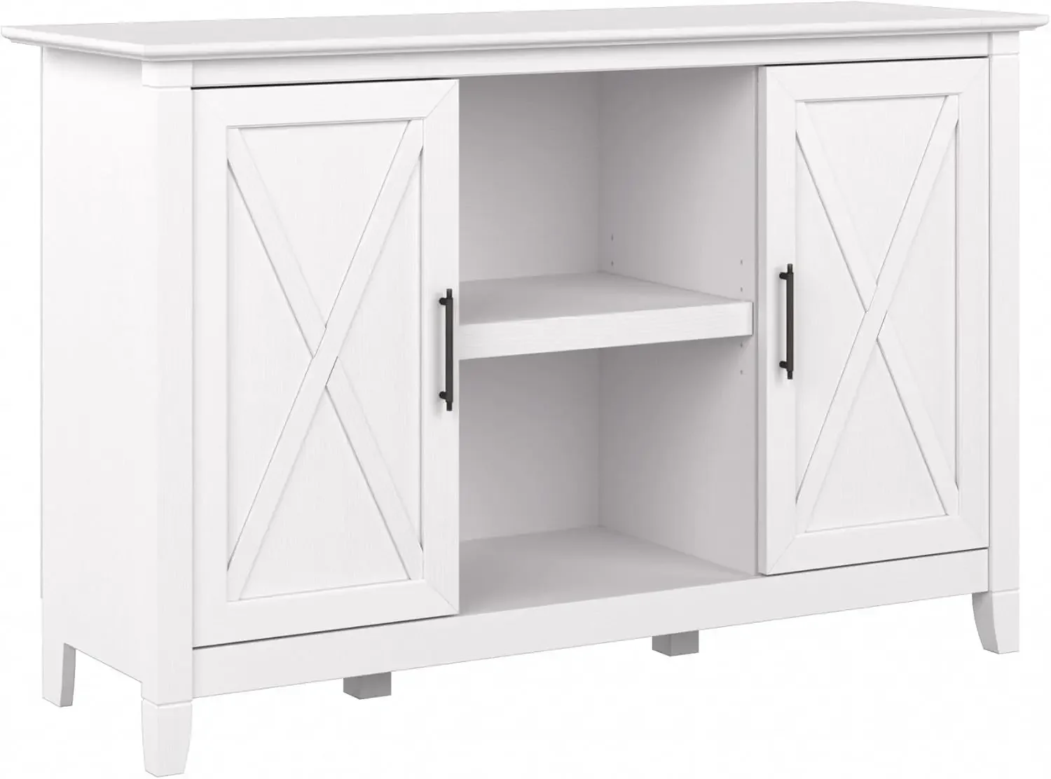 Furniture Key West 30-inch Accent Cabinet with Doors and 4 Shelves,