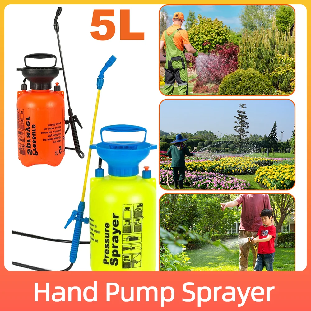 5L High-Pressure Garden Watering Can 2 Modes Watering Spray Disinfection Pneumatic Air Compression Pump Manual Pressure Sprayer