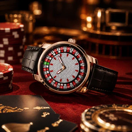Skeleton window spin wildly highly conversational piece the wrist pinnacle mechanical watches Football Inspired Roulette wheel