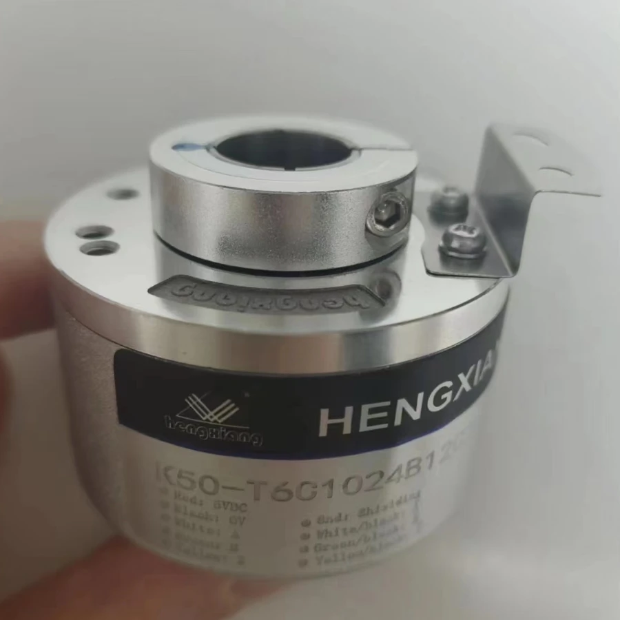 1PCS K50T6C1024B12C2D Optical Rotary Encoder Hollow Shaft NPN Output K50 Incremental Encoder