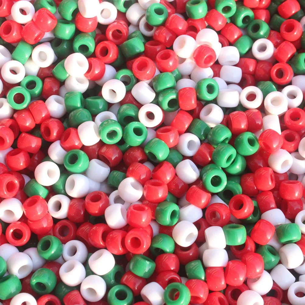 

1000 шт. DIY бусины из смолы с большим отверстием, ювелирные аксессуары, бусины для ожерелья, браслета, серьги, разноцветные материалы из бисера