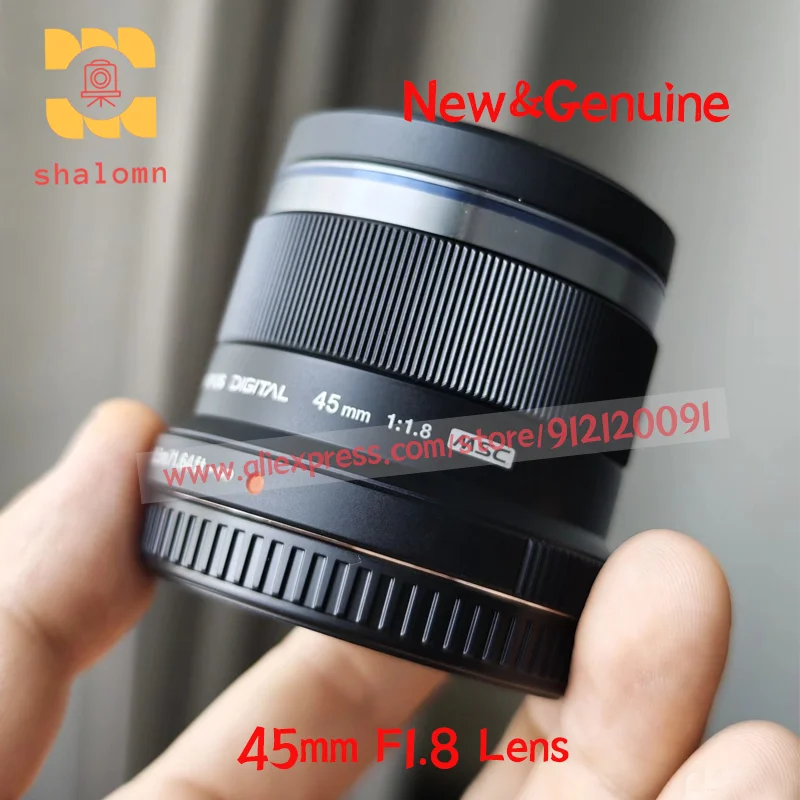 جديد الأصلي 45 مللي متر F1.8 عدسة لأوليمبوس EM10 EM5 EP5 EP3 EPL5 EPM2 45F1.8 صورة رئيس فتحة كبيرة خوخه عدسة بدون مرآة