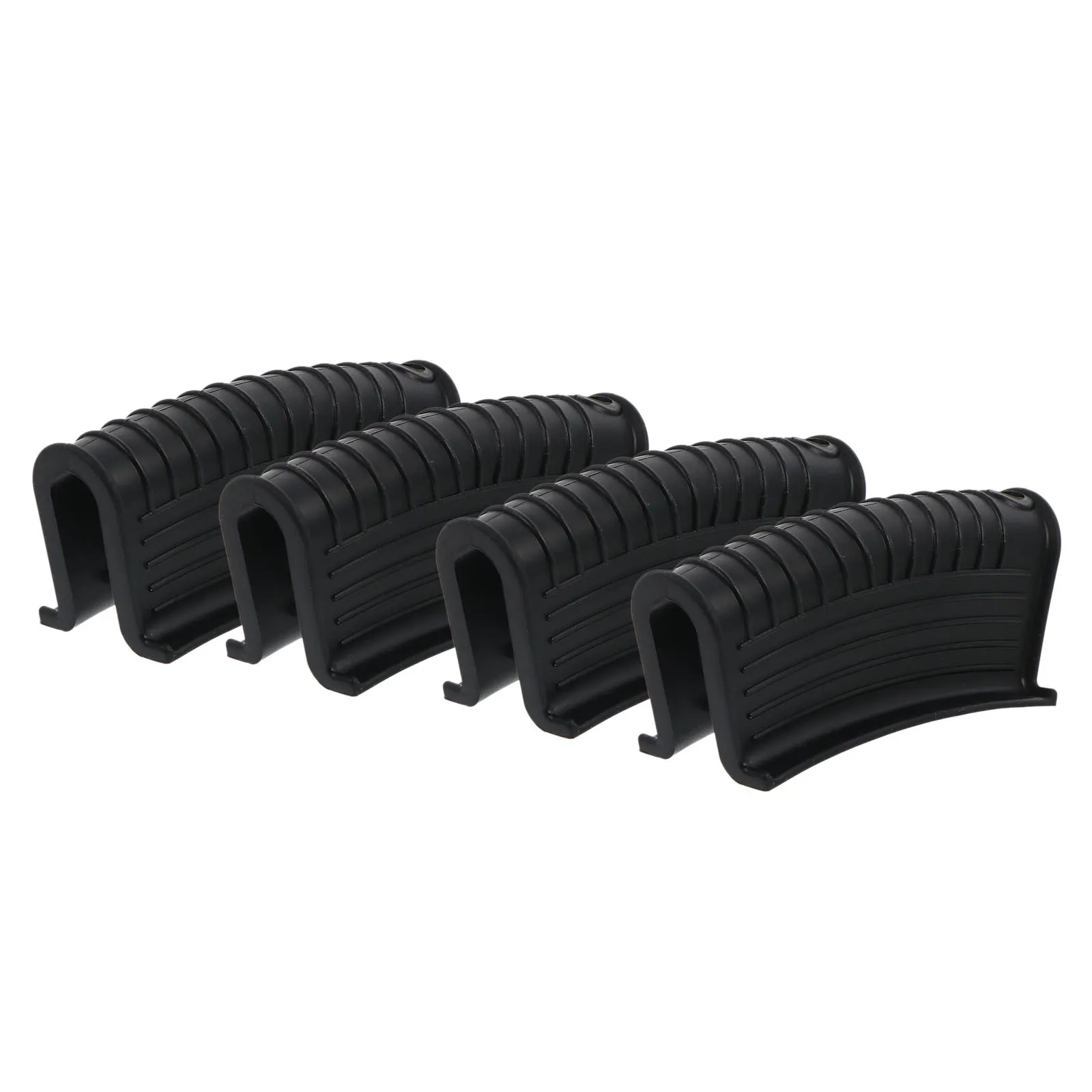 

4pcs Pot H Holder Silicone Heat Insulation Kitchen Tools Cover Cookware Side Sleeve Oil Resistant Easy Clean