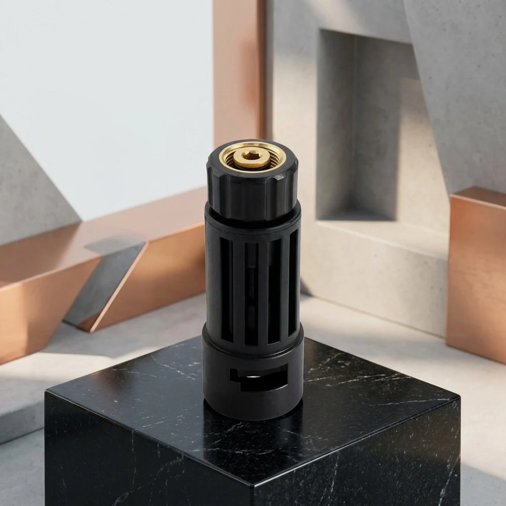 1pc High Pressure Washer Conversion Adapter 22mm Nut Internal Thread Pressure Washer Bayonet Fitting Adapter