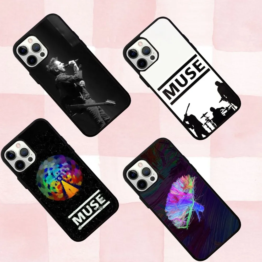 

The M-Musms Band Phone Case For IPhone 16,se4,15,Pro,Max,Case 14,Plus,13,12,11 Magesafe Magnetic Wireless Charge Cover