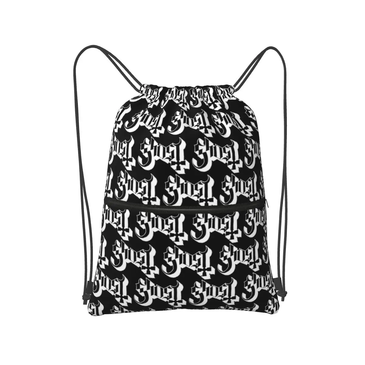 

Ghost B.C. Band Backpacks Portable Drawstring Bags Sports Bag Book Bags for Travel School