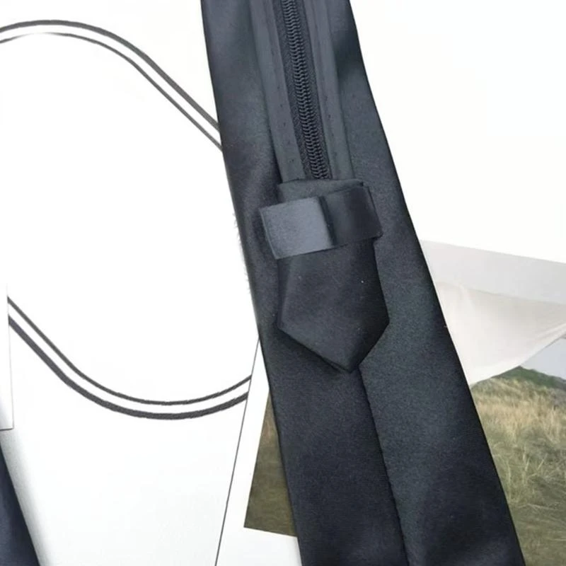 39bdファッショナブルバタフライフローラルプリントタイ学生キャンパスプレッピージッパーネクタイ